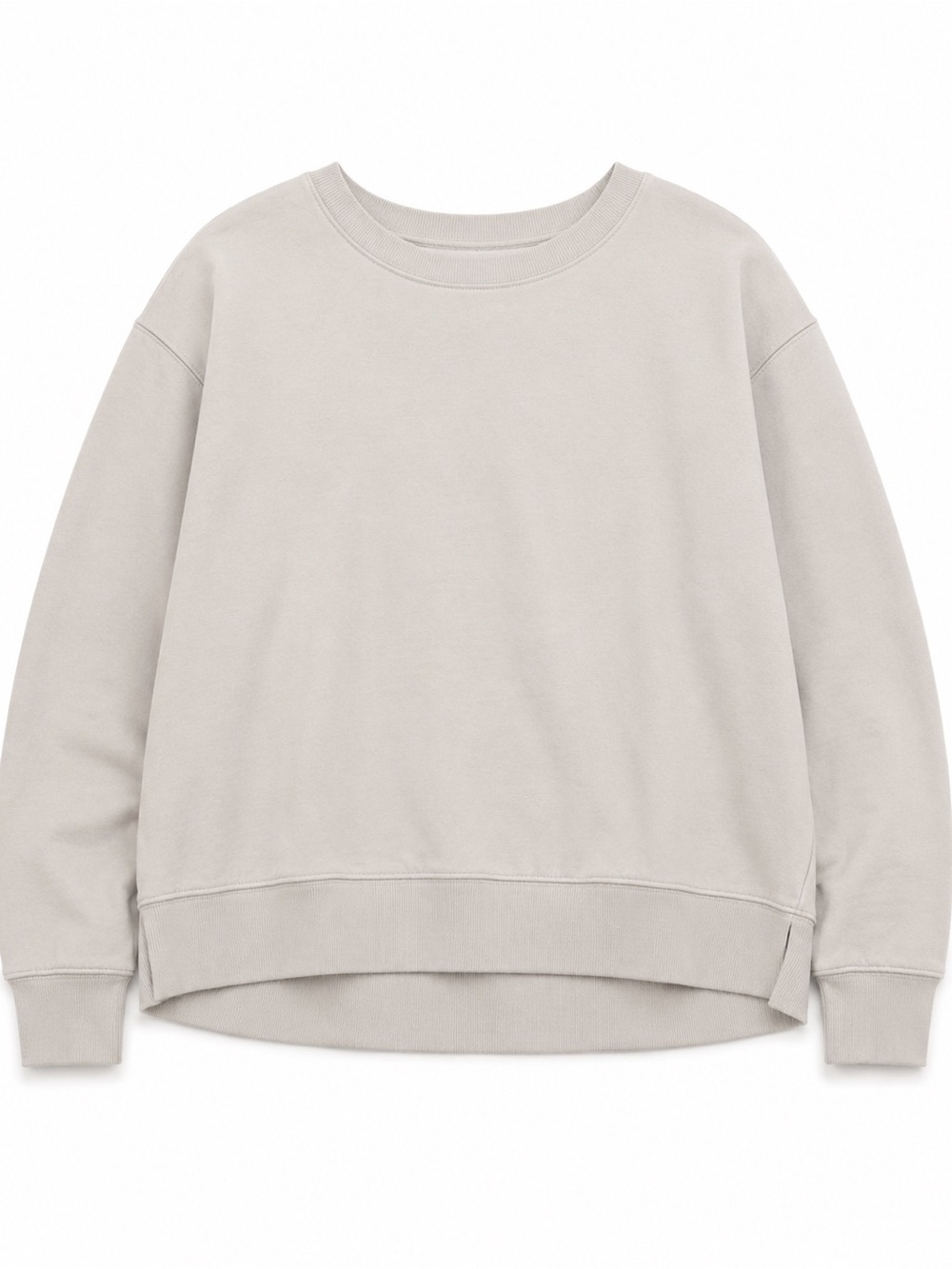 Athletic Works Crewneck Sweatshirt in Light Beige